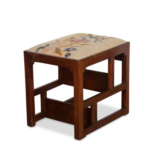 set of 19th century mahogany library stepsstool - CATEGORY: ANTIQUE STOOLS - DATED 1880