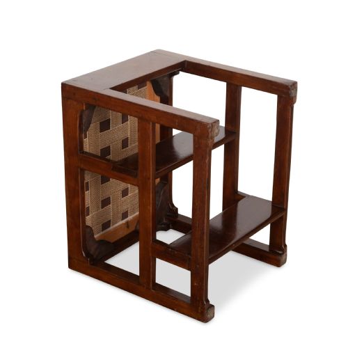 SET OF 19TH CENTURY MAHOGANY LIBRARY STEPSSTOOL - ADDITIONAL PHOTO 3