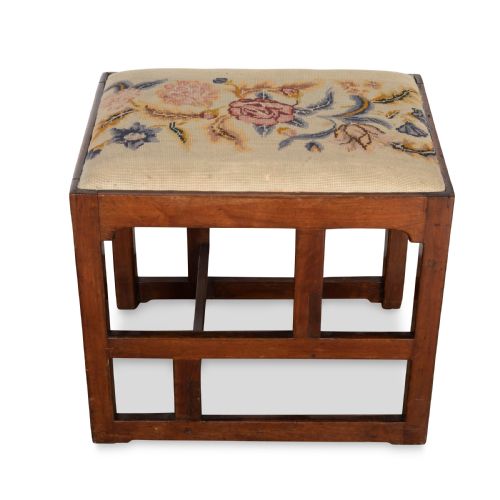 SET OF 19TH CENTURY MAHOGANY LIBRARY STEPSSTOOL - ADDITIONAL PHOTO 4