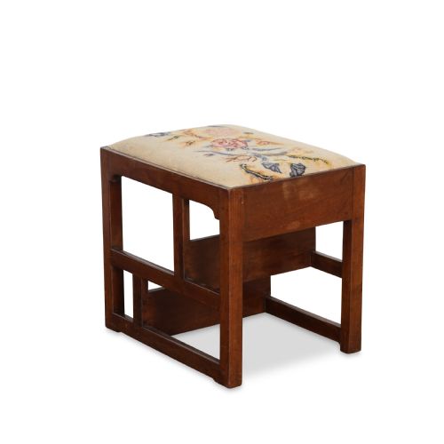 SET OF 19TH CENTURY MAHOGANY LIBRARY STEPSSTOOL - ADDITIONAL PHOTO 5
