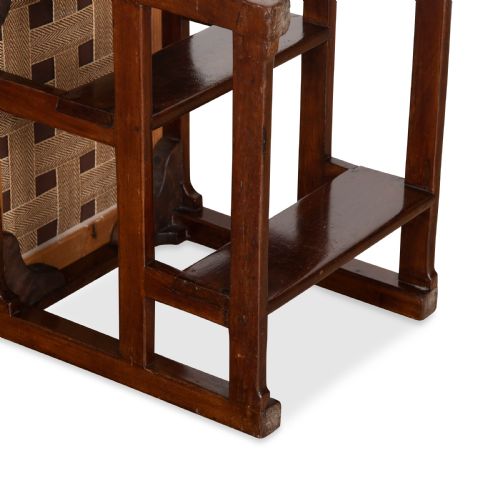 SET OF 19TH CENTURY MAHOGANY LIBRARY STEPSSTOOL - ADDITIONAL PHOTO 9