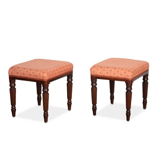 REGENCY PAIR OF GILLOW STOOLS - ADDITIONAL PHOTO 2