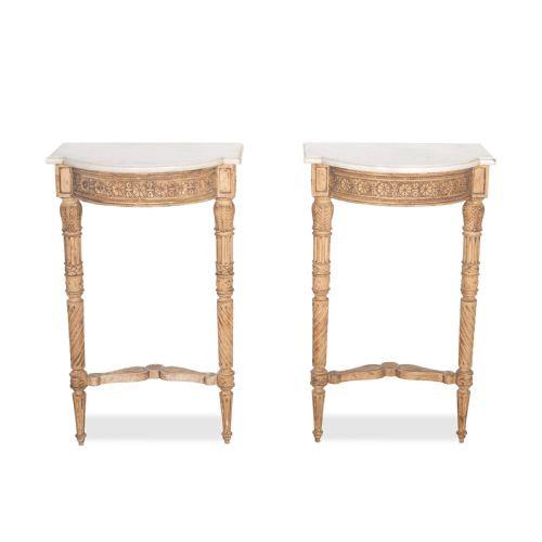 19th century pair of pier tables - CATEGORY: ANTIQUE TABLES - DATED 19TH CENTURY