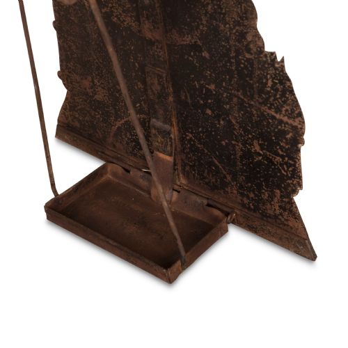 RARE 19TH CENTURY DECORATED TOLE DUMMY BOARD - ADDITIONAL PHOTO 4