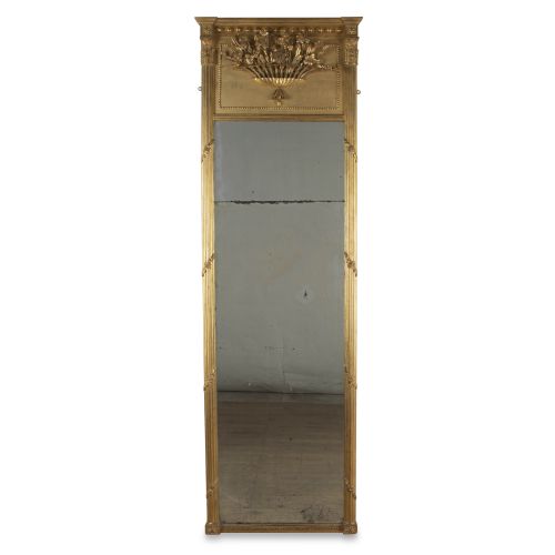 18th century tall irish giltwood mirror - CATEGORY: ANTIQUE MIRRORS - DATED 19TH CENTURY