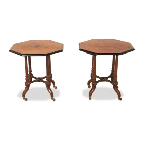 pair of 19th century gillow occasional tables - CATEGORY: ANTIQUE TABLES - DATED 1860
