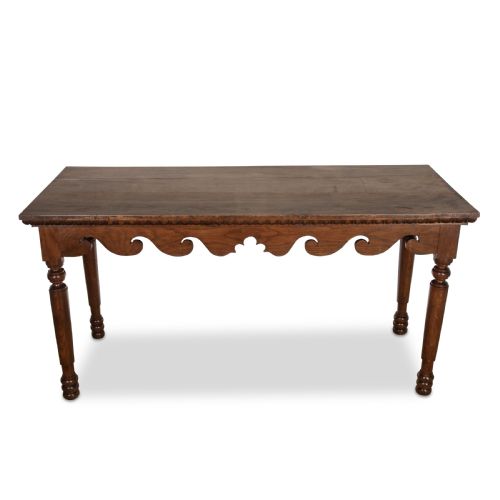 c19th oak hallside table - CATEGORY: ANTIQUE TABLES - DATED 19TH CENTURY