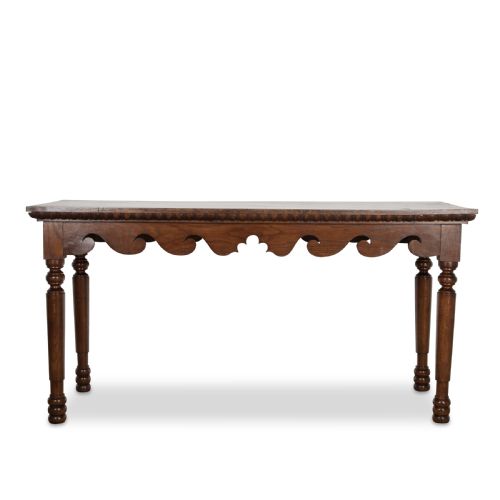 C19TH OAK HALLSIDE TABLE - ADDITIONAL PHOTO 2