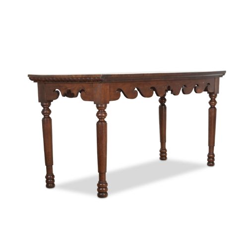 C19TH OAK HALLSIDE TABLE - ADDITIONAL PHOTO 3