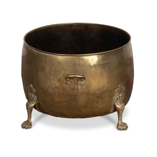 19TH CENTURY DUTCH BRASS LOG BIN - ADDITIONAL PHOTO 2