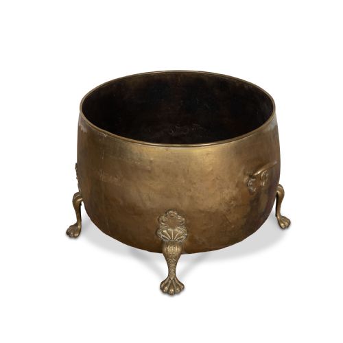 19TH CENTURY DUTCH BRASS LOG BIN - ADDITIONAL PHOTO 4