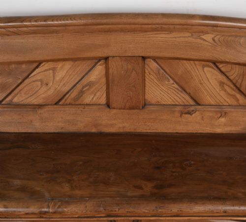 C19TH COUNTRY HOUSE ELM BENCH - ADDITIONAL PHOTO 4