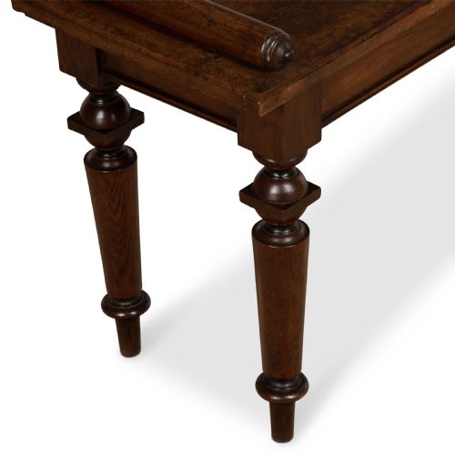 REGENCY OAK HALL BENCH - ADDITIONAL PHOTO 6