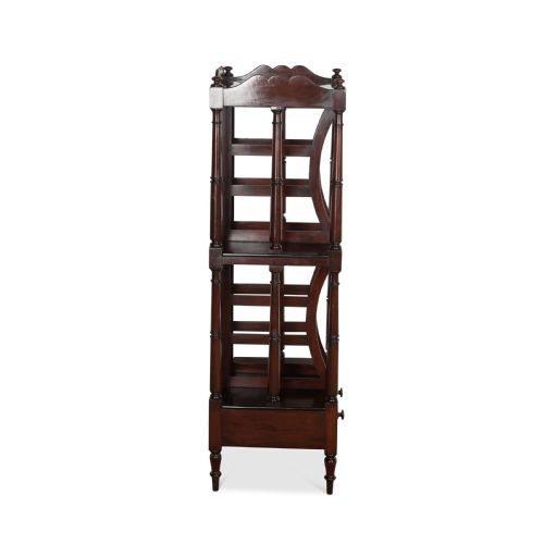 19TH CENTURY TALL MAHOGANY ETAGERE - ADDITIONAL PHOTO 5