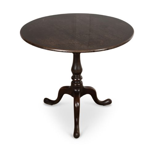 geo iii mahogany tripod table - CATEGORY: ANTIQUE TABLES - DATED 18TH CENTURY