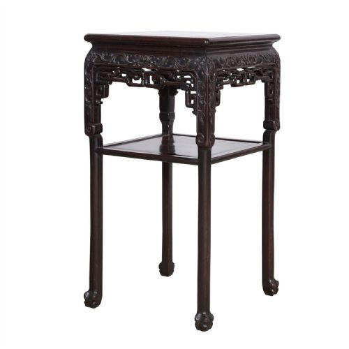 19TH CENTURY CHINESE TALL OCCASIONAL TABLE - ADDITIONAL PHOTO 2