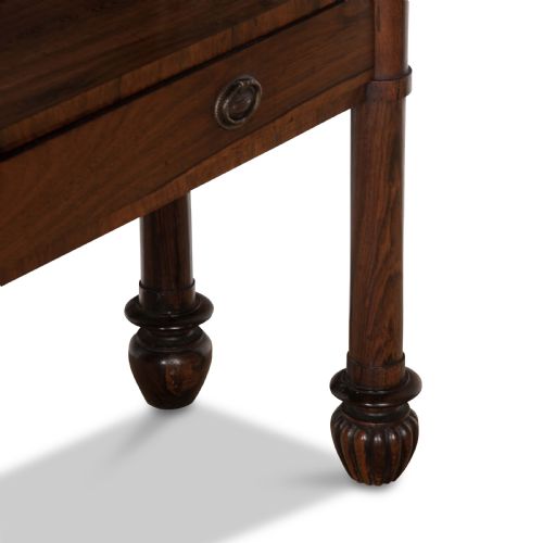 REGENCY ROSEWOOD OPEN BOOKCASE - ADDITIONAL PHOTO 9