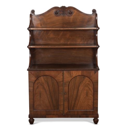 regency rosewood side cabinetbookcase - CATEGORY: ANTIQUE BOOKCASES - DATED 19TH CENTURY