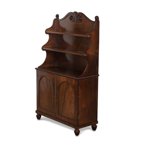 REGENCY ROSEWOOD SIDE CABINETBOOKCASE - ADDITIONAL PHOTO 2