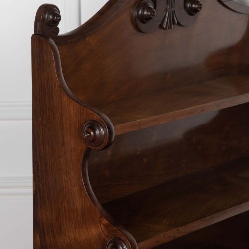 REGENCY ROSEWOOD SIDE CABINETBOOKCASE - ADDITIONAL PHOTO 3
