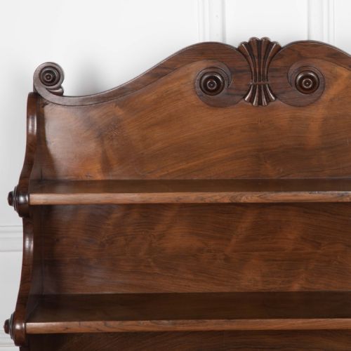REGENCY ROSEWOOD SIDE CABINETBOOKCASE - ADDITIONAL PHOTO 4