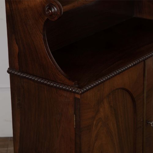 REGENCY ROSEWOOD SIDE CABINETBOOKCASE - ADDITIONAL PHOTO 6