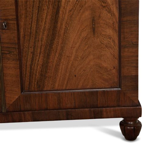 REGENCY ROSEWOOD SIDE CABINETBOOKCASE - ADDITIONAL PHOTO 8