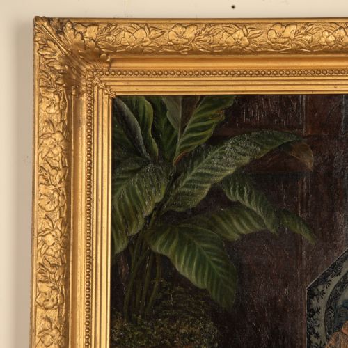 C19TH WELL DETAILED OIL ON CANVAS - ADDITIONAL PHOTO 1
