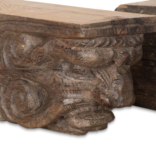 18TH CENTURY ENGLISH CARVED CORBELS - ADDITIONAL PHOTO 5