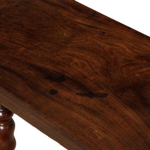 REGENCY MAHOGANY HALL BENCH - ADDITIONAL PHOTO 1