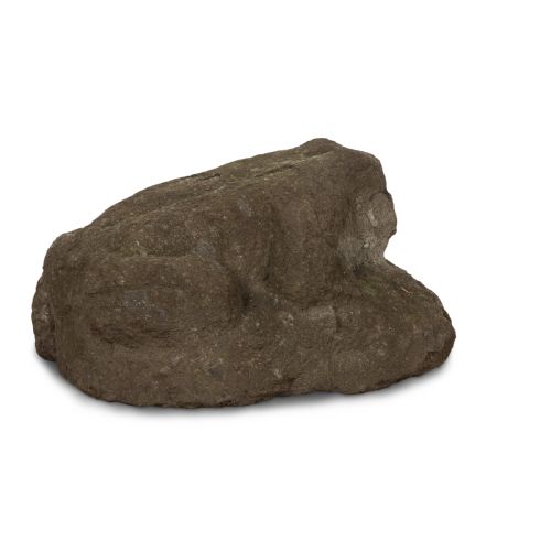 19TH CENTURY ENGLISH CARVED STONE FROG - ADDITIONAL PHOTO 4