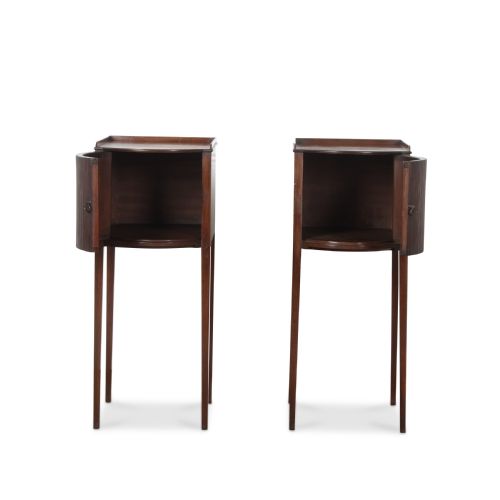 PAIR OF GEO III GILLOW BEDSIDE CUPBOARDS - ADDITIONAL PHOTO 2