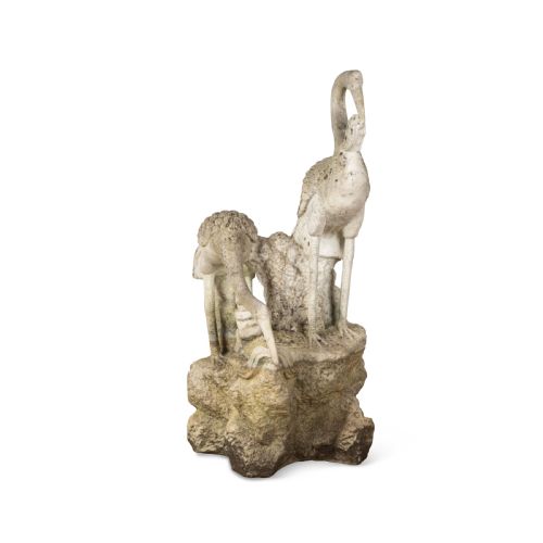19TH CENTURY ITALIAN MARBLE CRANES - ADDITIONAL PHOTO 2