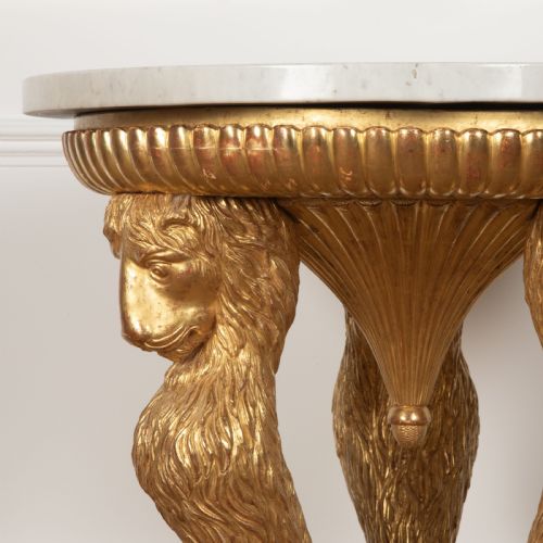 19TH CENTURY SPECIMEN MARBLE AND GILTWOOD CENTRE TABLE - ADDITIONAL PHOTO 10
