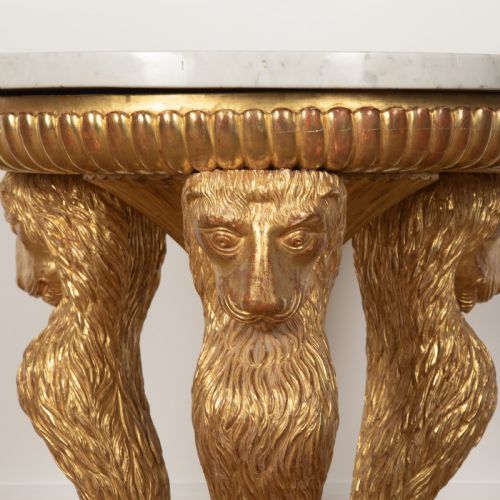 19TH CENTURY SPECIMEN MARBLE AND GILTWOOD CENTRE TABLE - ADDITIONAL PHOTO 11