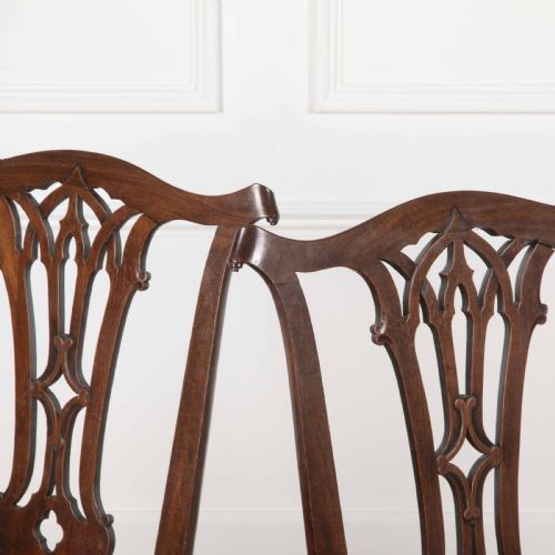 PAIR OF C18TH MAHOGANY SIDE CHAIRS - ADDITIONAL PHOTO 2