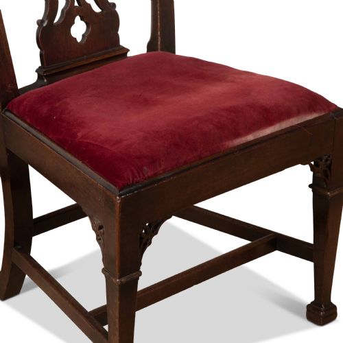 PAIR OF C18TH MAHOGANY SIDE CHAIRS - ADDITIONAL PHOTO 4