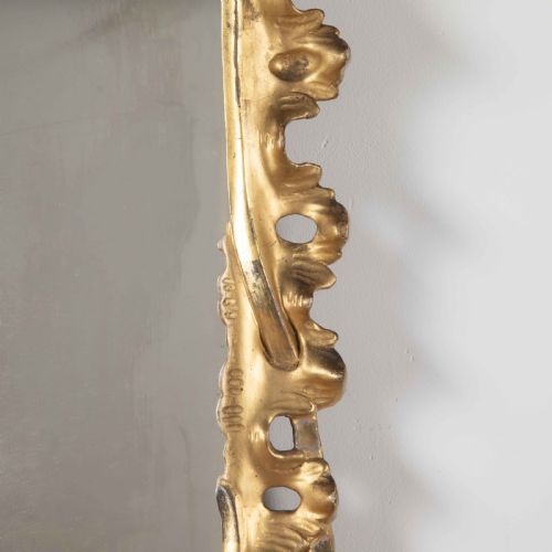 GEO III CARVED GILTWOOD WALL MIRROR - ADDITIONAL PHOTO 6