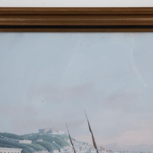 PAIR OF 19TH CENTURY ITALIAN GOUACHES OF NAPLES - ADDITIONAL PHOTO 5