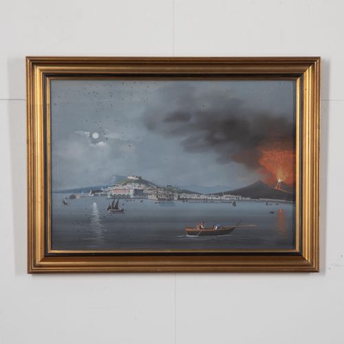 PAIR OF 19TH CENTURY ITALIAN GOUACHES OF NAPLES - ADDITIONAL PHOTO 6