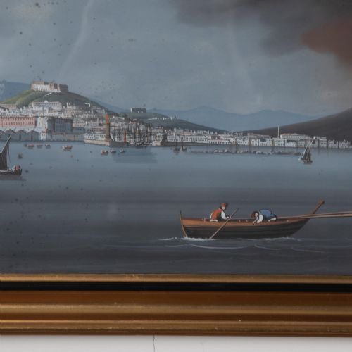 PAIR OF 19TH CENTURY ITALIAN GOUACHES OF NAPLES - ADDITIONAL PHOTO 9