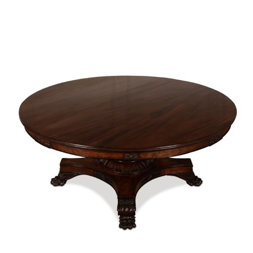 MONUMENTAL REGENCY MAHOGANY CENTRE TABLE - ADDITIONAL PHOTO 4