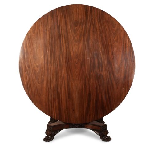 MONUMENTAL REGENCY MAHOGANY CENTRE TABLE - ADDITIONAL PHOTO 5
