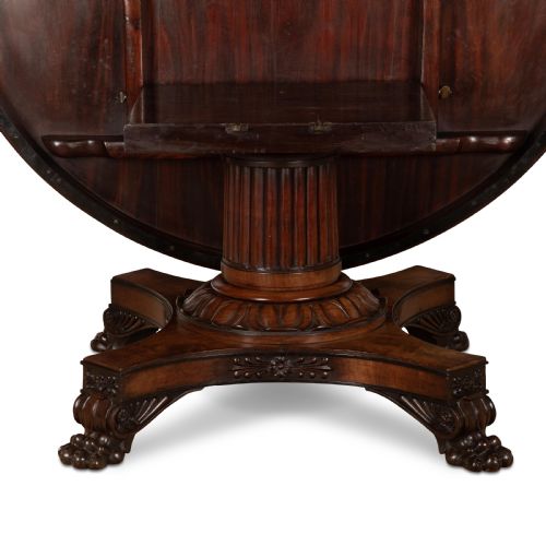 MONUMENTAL REGENCY MAHOGANY CENTRE TABLE - ADDITIONAL PHOTO 12