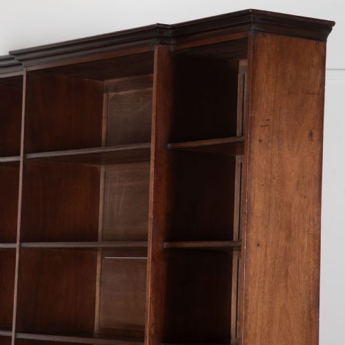REGENCY MAHOGANY BREAKFRONT BOOKCASE - ADDITIONAL PHOTO 5