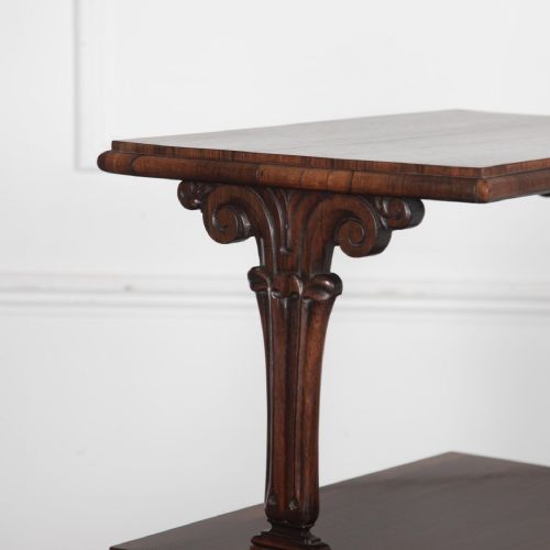 19TH CENTURY ROSEWOOD ETAGERE - ADDITIONAL PHOTO 4