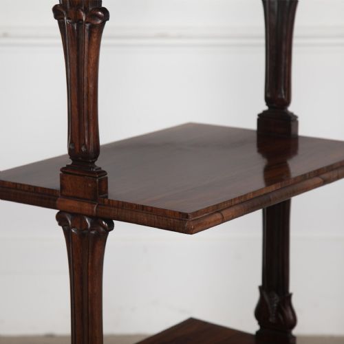19TH CENTURY ROSEWOOD ETAGERE - ADDITIONAL PHOTO 5