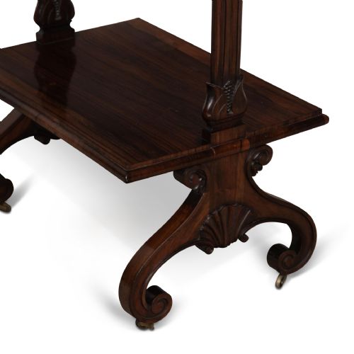 19TH CENTURY ROSEWOOD ETAGERE - ADDITIONAL PHOTO 7