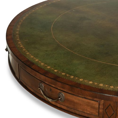 GEO III MAHOGANY DRUM TABLE - ADDITIONAL PHOTO 2