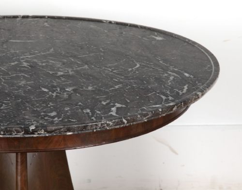 19TH CENTURY MAHOGANY MARBLE TOP GURIDON - ADDITIONAL PHOTO 4